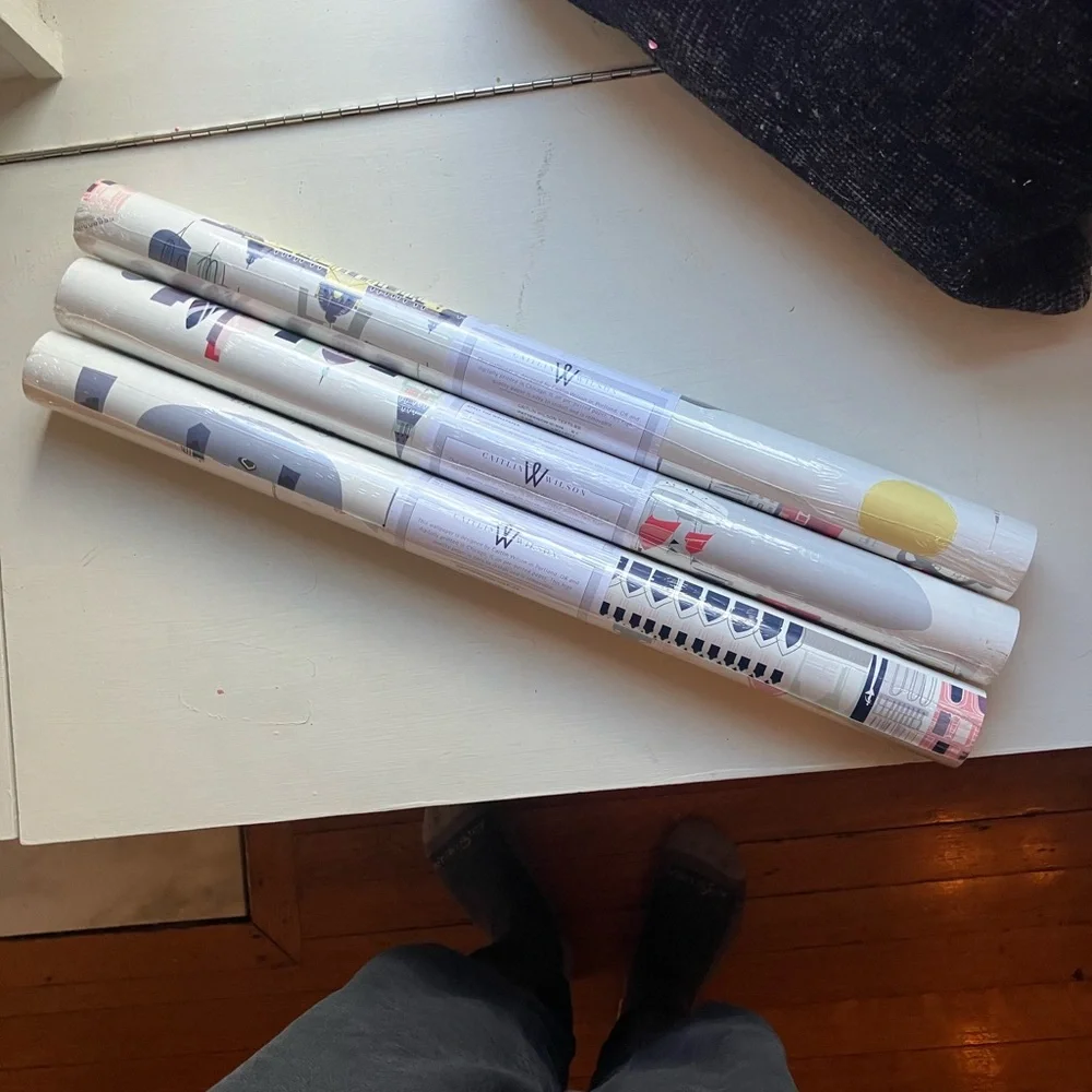 PACK OF 3 Wallpaper Caitlin Wilson-Vintage 2017-Originally $185/Roll